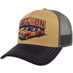 Czapka Trucker Muscle Car 75 by Stetson, brązowo-niebieski, One Size