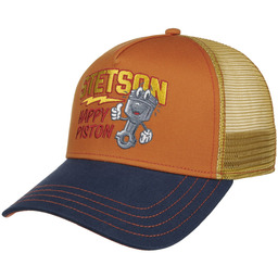 Czapka Trucker Happy Piston by Stetson, terakota, One Size