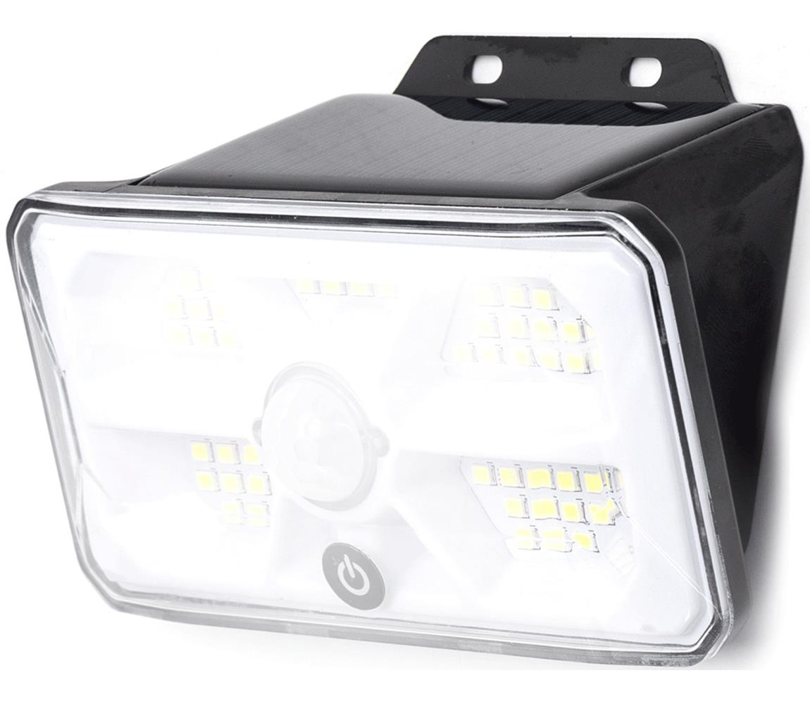 Aigostar - Czujnikowe lampy solarne LED 3,7V 6500K 500 mAh IP65 czarne