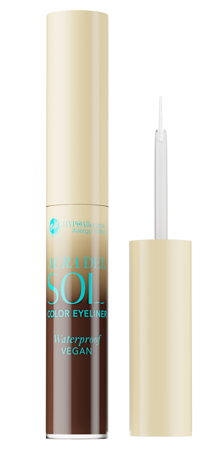 Bell Aura Del Sol Wodoodporny Eyeliner 01 Dark Brown