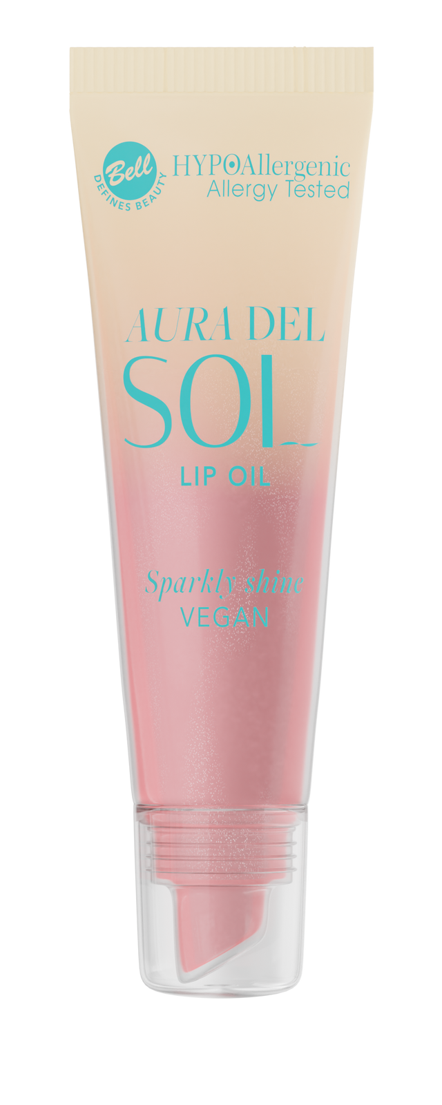 Bell Aura Del Sol Hypoalergiczny Olejek do Ust z Drobinkami 01 Solar Aura