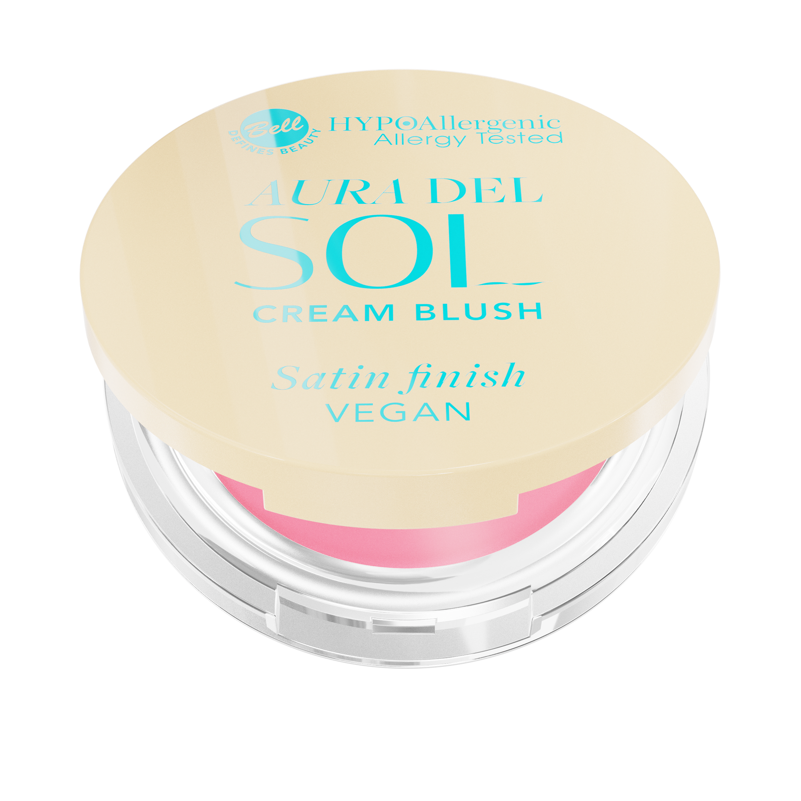 Bell Aura Del Sol Hypoalergiczny Kremowy Róż do Policzków 01 Sunlight Aura
