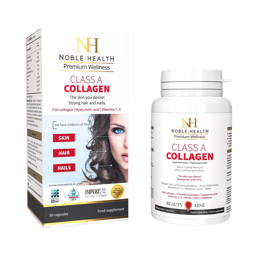 Noble Health Class A Collagen, 90 kapsułek
