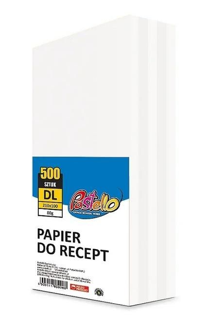Papier ksero 210x100mm 80g 500 arkuszy biały - artykuł papierniczy