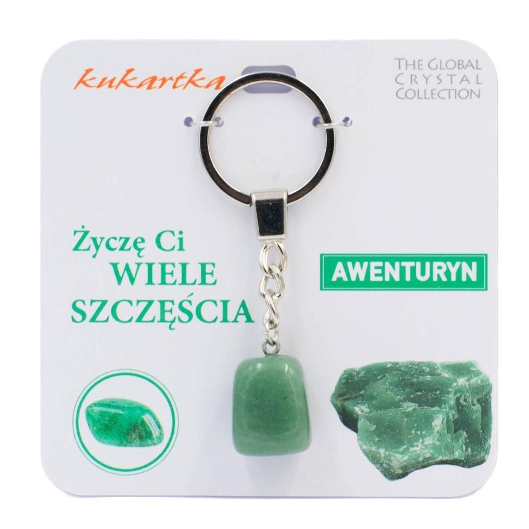 Brelok Wiele szczęścia awenturyn
