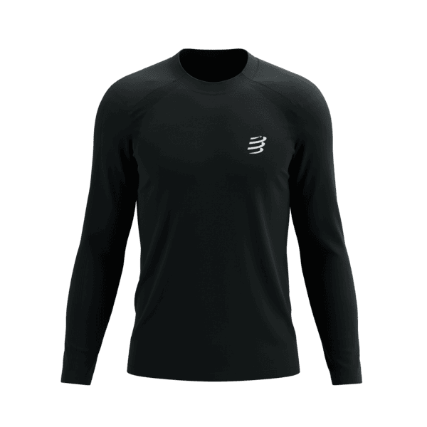 COMPRESSPORT Koszulka biegowa z długim rękawem PERFORMANCE LS T-SHIRT black