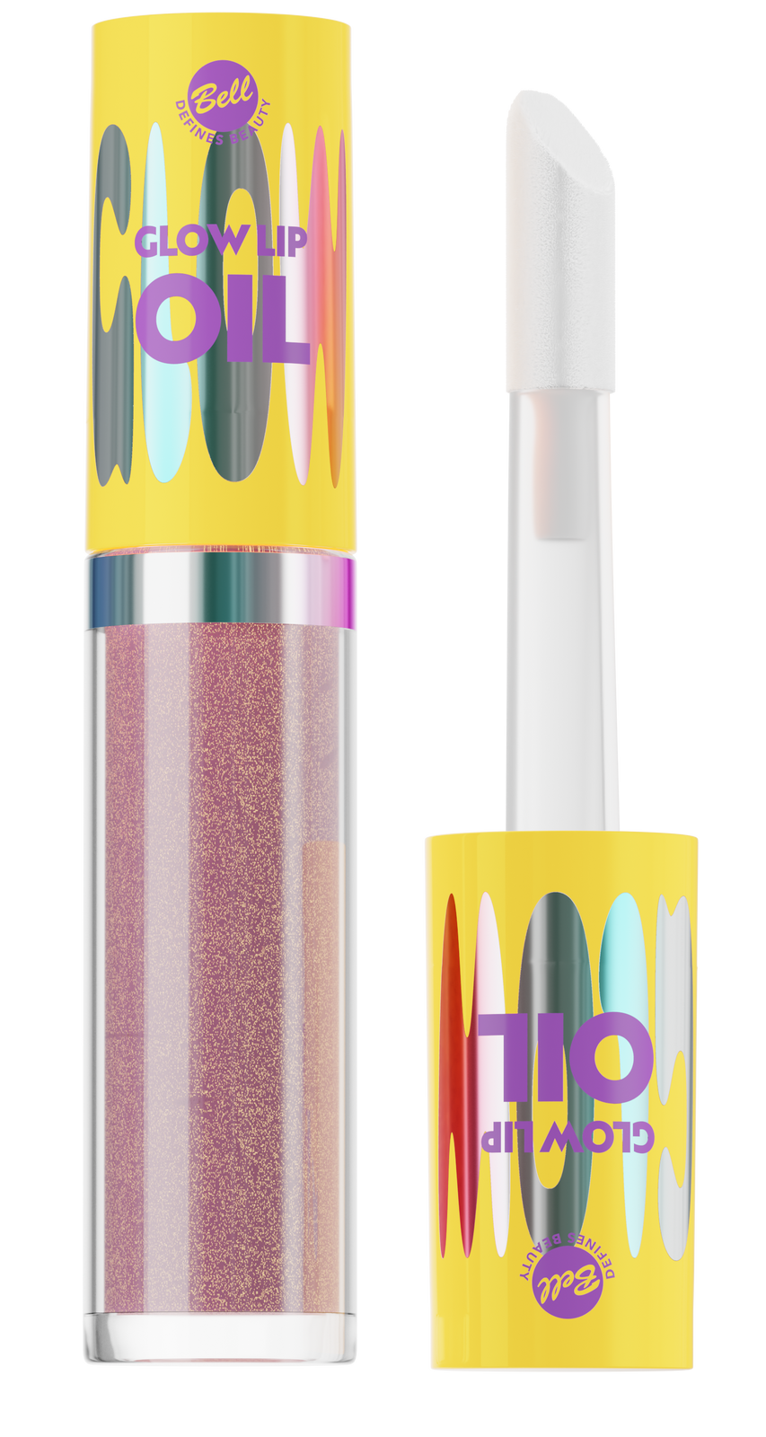 Bell Mood Maker Glow Lip Oil Drobinkowy Olejek do Ust 02 Lavender Glow