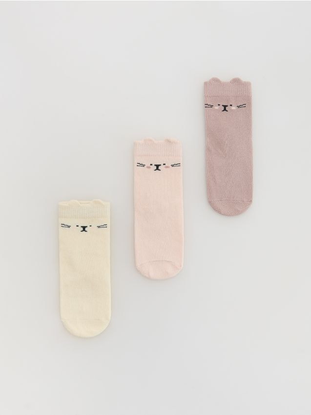 Reserved - Skarpetki 3 pack - wielobarwny