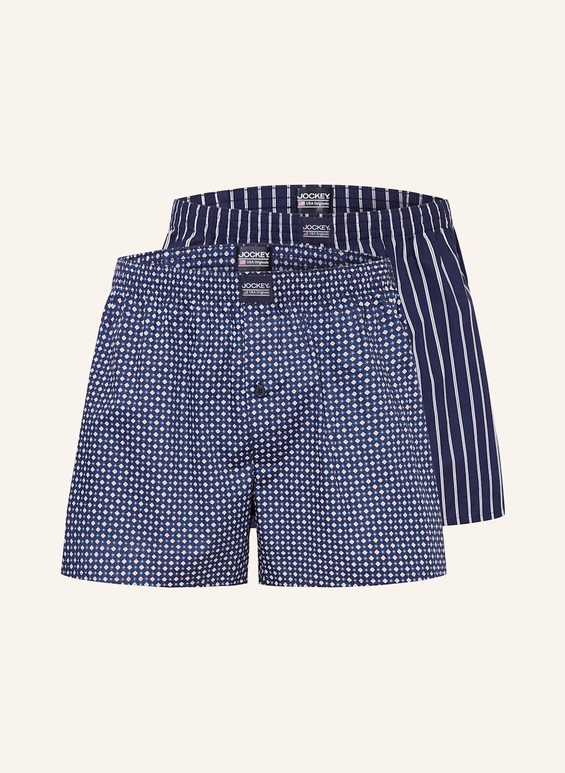 Jockey Bokserki Tkane Everday, 2 Szt. blau