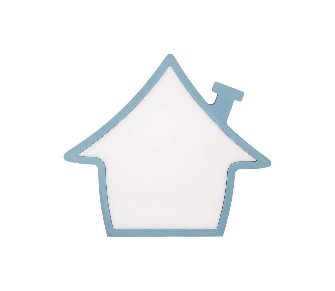 Niebieska lampa biurkowa dla dzieci HOUSE LED/10W/230V