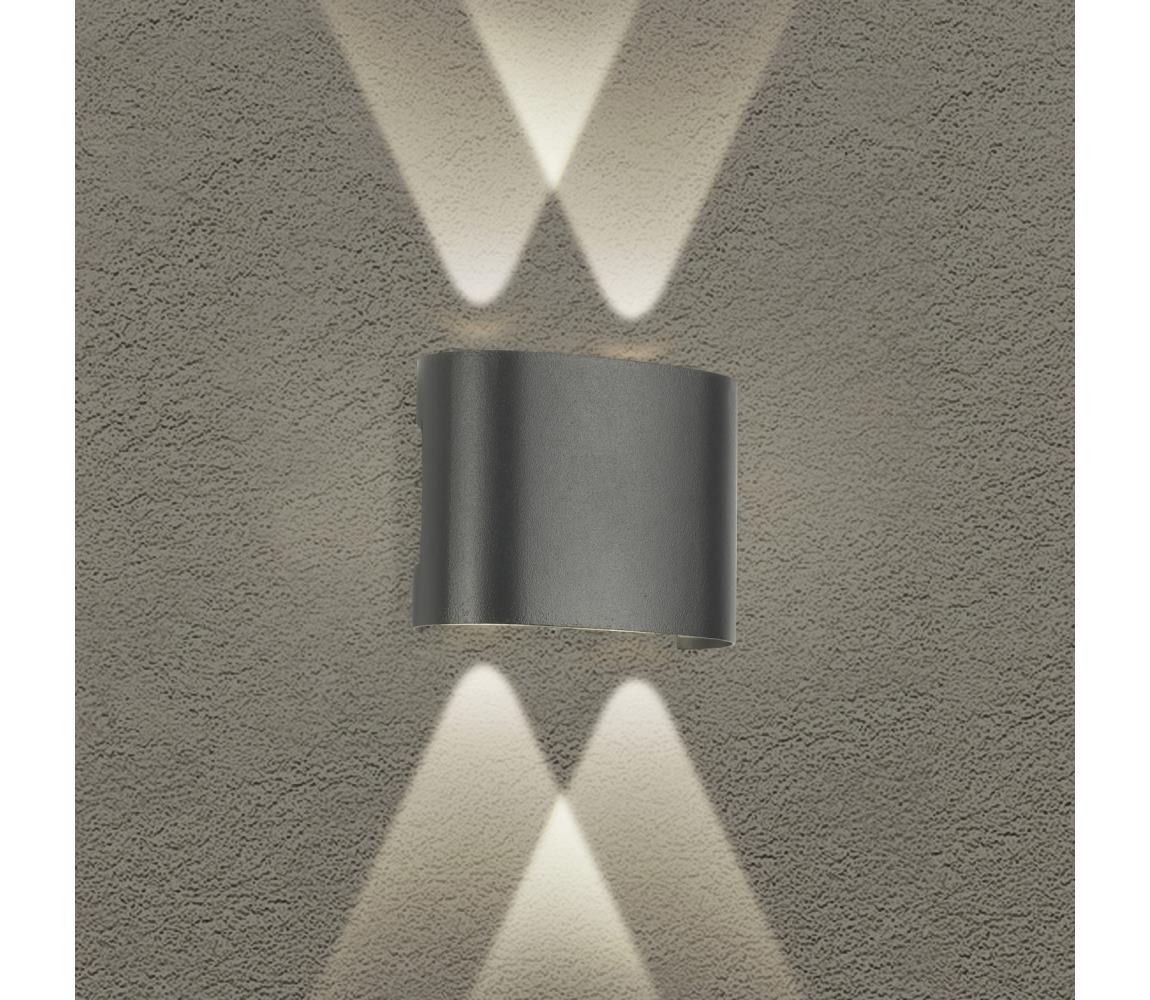 Brilagi - Zewnętrzna lampa ścienna LED FLAREBOX LED/4W/230V antracyt IP65