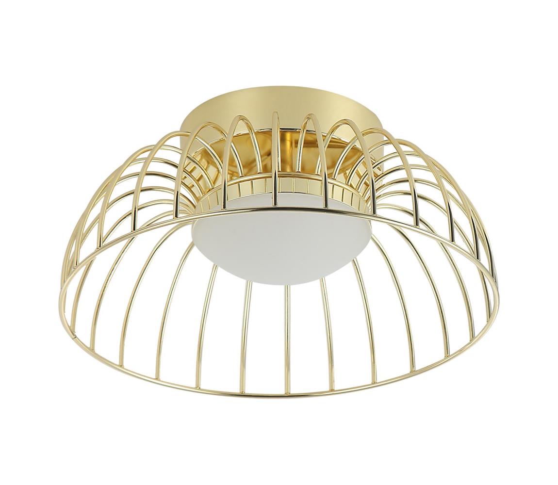 Złota lampa sufitowa LED BETSY LED/12W/230V, średnica 25 cm
