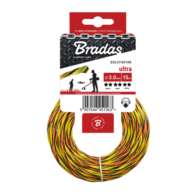 Bradas Żyłka ULTRA L3 twist 2 mm x 15 m