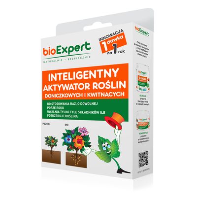 Inteligentny aktywator roślin doniczkowych i kwitnących 25 g bioExpert
