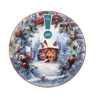 Talerz deserowy Holly Night 19 cm