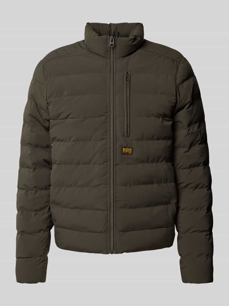 Kurtka pikowana z naszywką z logo model ‘Foundation’