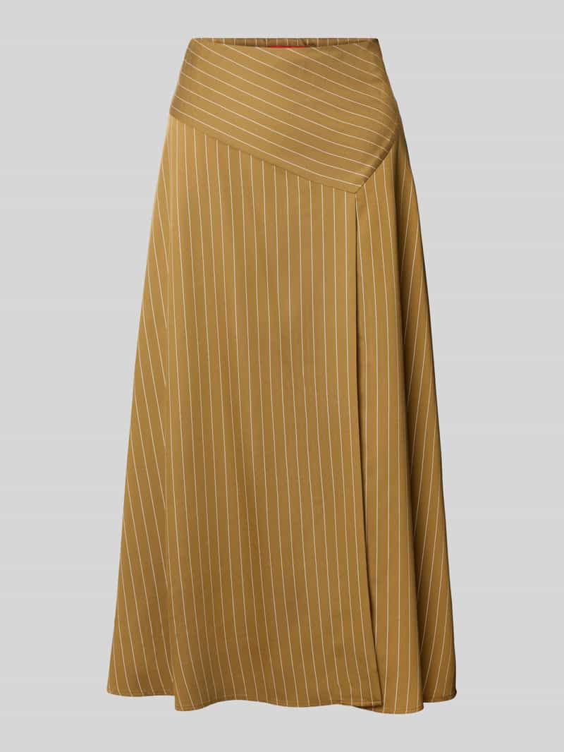 Spódnica mini rozkloszowana z mieszanki wiskozy model ‘TRUDY’