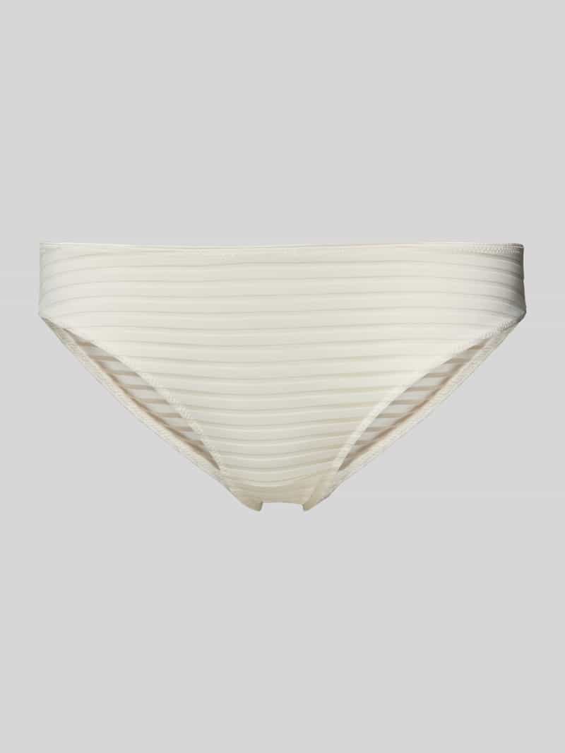 Figi z półprzezroczystym wzorem w paski