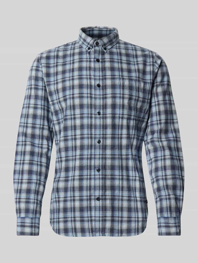 Koszula casualowa o kroju slim fit z kołnierzykiem typu button down model ‘trostol’