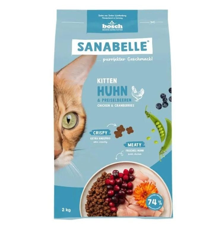 SANABELLE Kitten Kurczak 2 kg dla kociąt oraz kotek ciężarnych i karmiących
