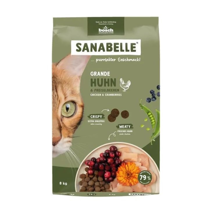 SANABELLE Grande Kurczak 8 kg dla kotów dużych ras