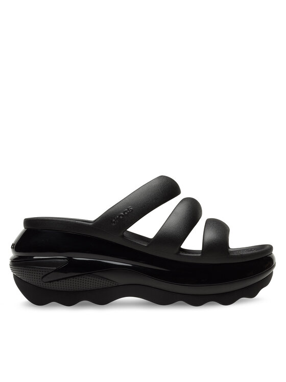 Crocs Klapki Mega Crush Triple Strap 209842 Czarny
