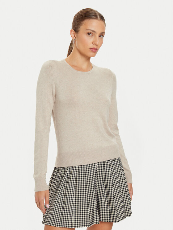 ONLY Sweter Venice 15333989 Écru Regular Fit
