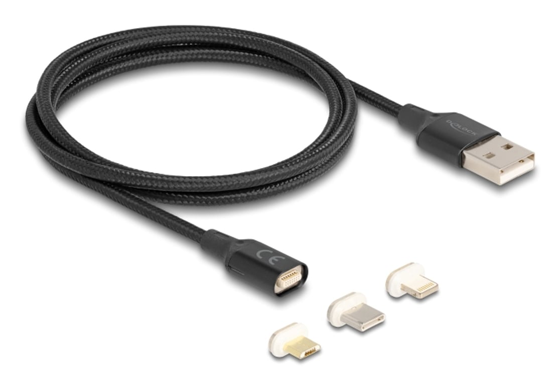 DeLOCK 88165 kabel USB 1 m USB A Czarny