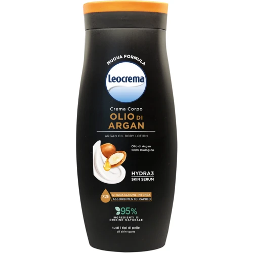 Leocrema Argan Oil 250 ml – odżywczy balsam do ciała z olejkiem arganowym