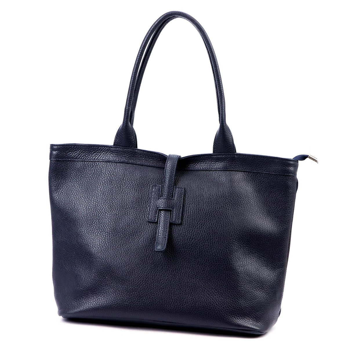 Stylowa Damska duża shopperbag skórzana elegancka torebka na ramię Luka