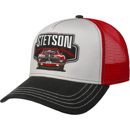 Czapka Trucker Garage American Heritage by Stetson, szaro-czerwony, One Size Small