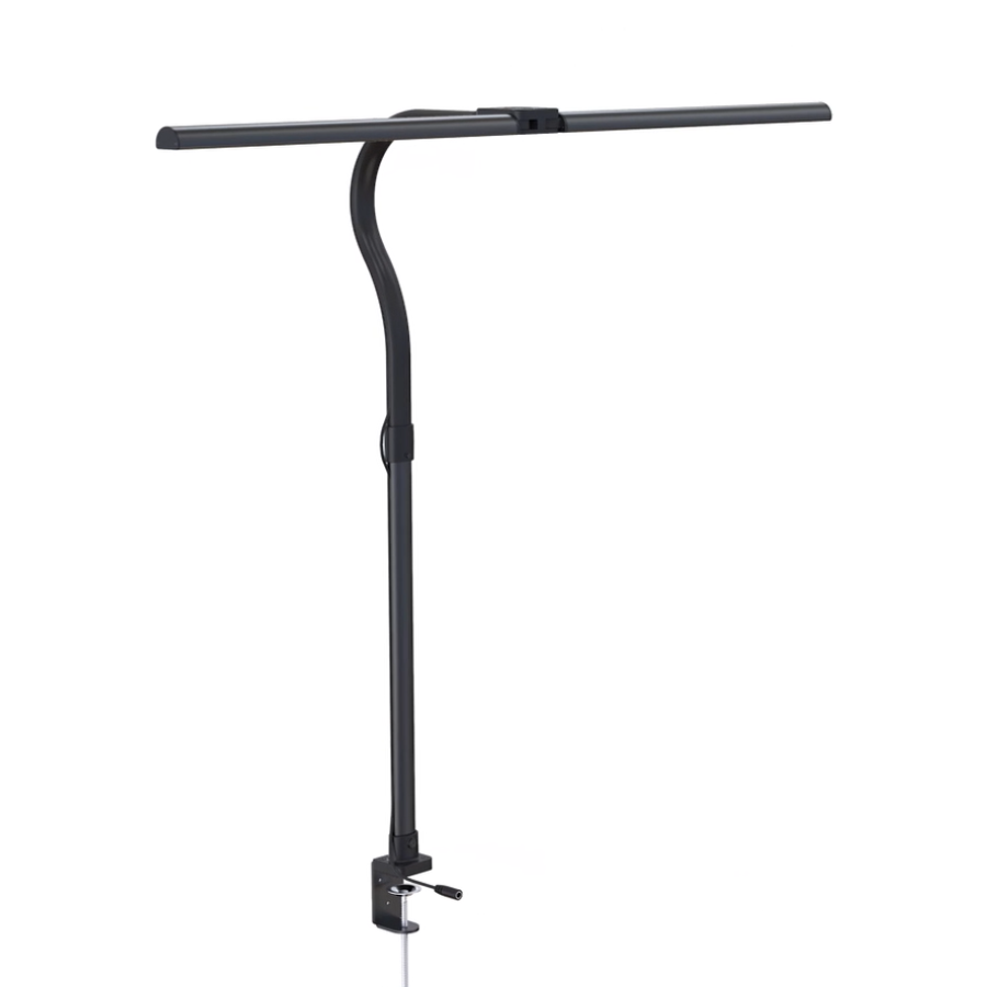 Lampa LED na biurko ALVARO, zacisk, pilot zdalnego sterowania