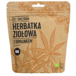 Cosma Cannabis Herbatka Konopna z rumiankiem Suplement diety 40 g Bio - suplement