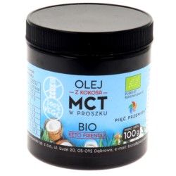 Pięć Przemian Olej z kokosa Mct w proszku 100 g - oliwa lub olej