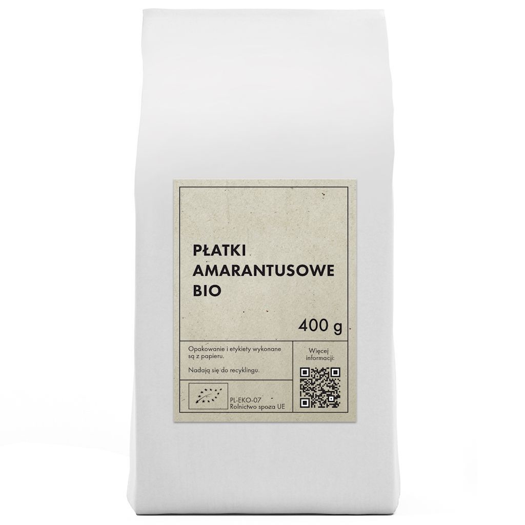 The Planet Płatki amarantusowe 400 g Bio - Żywność