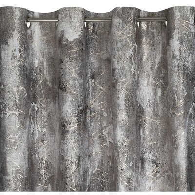 Zasłona EUROFIRANY Ester 140 x 250 cm Stalowo-beżowy