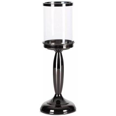 Świecznik EUROFIRANY Noe 13 x 24 cm Czarny