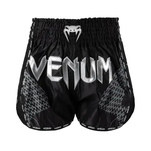 Venum Nexus Spodenki Muay Thai Shorts Black/Silver