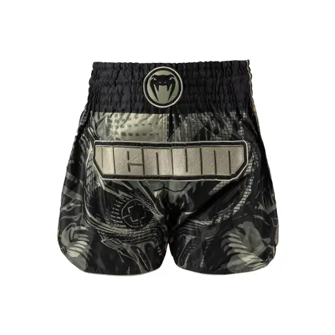 Venum Invader Spodenki Muay Thai Shorts Black/Sand