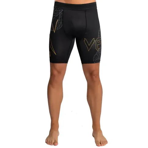 Venum Serpenti Vale Tudo Shorts Spodenki Kompresyjne Black/Silver/Gold