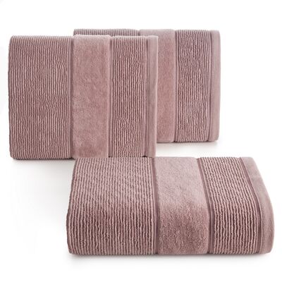 Ręcznik EMMA pudrowy róż 70 x 140 cm