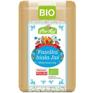 Bio Raj Fasolka biała Jaś (polska) 400 g Bio - żywność