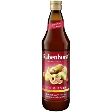 Rabenhorst Sok wieloowocowy (żółty) multiwitamina 11 plus 11 Nfc 750 ml - żywność