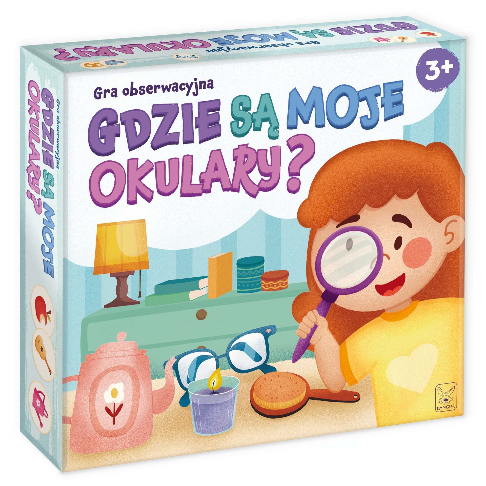 Gdzie są moje OKOLUARY? Gra obserwacyjna 3+ Kangur - gra