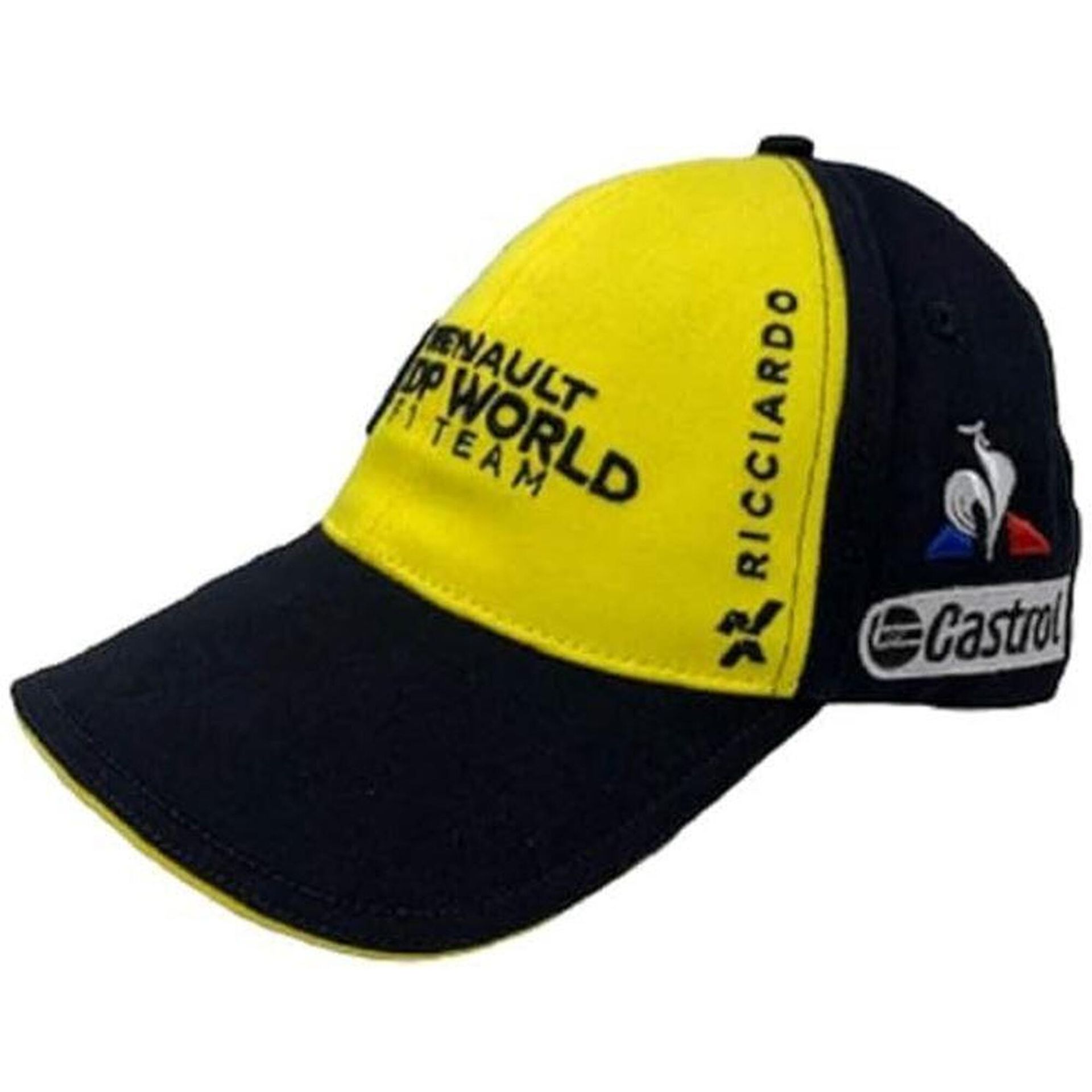 Czapka Ricciardo Renault F1 Żółto-Czarna - Premium Komfort