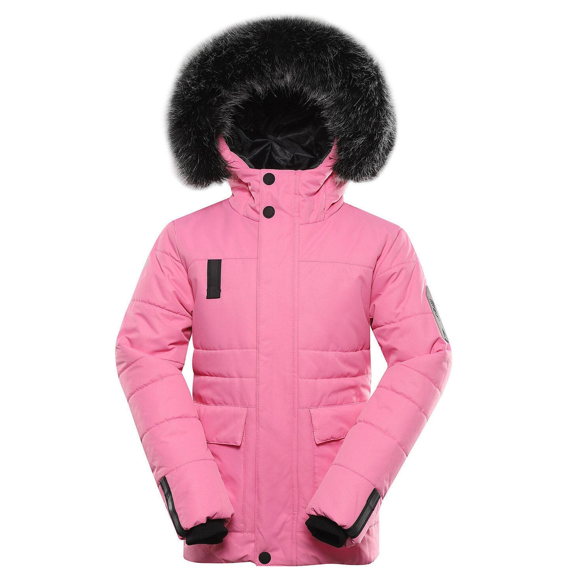Wodoodporna kurtka zimowa dla dzieci Alpine Pro Werdo Pink 164-170