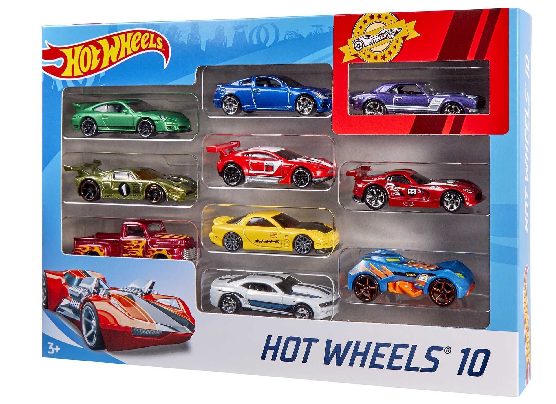 Hot Wheels 10-pak 54886 - zabawka