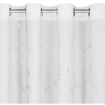 Zasłona EUROFIRANY Emili 140 x 250 cm Biały