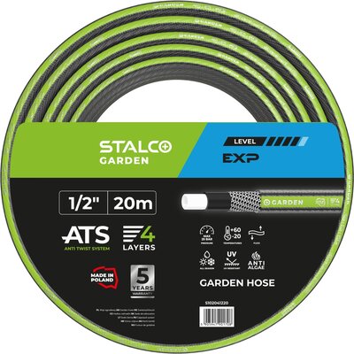 Stalco Wąż ogrodowy GARDEN S102041220 Ats Exp 1/2” 20 m