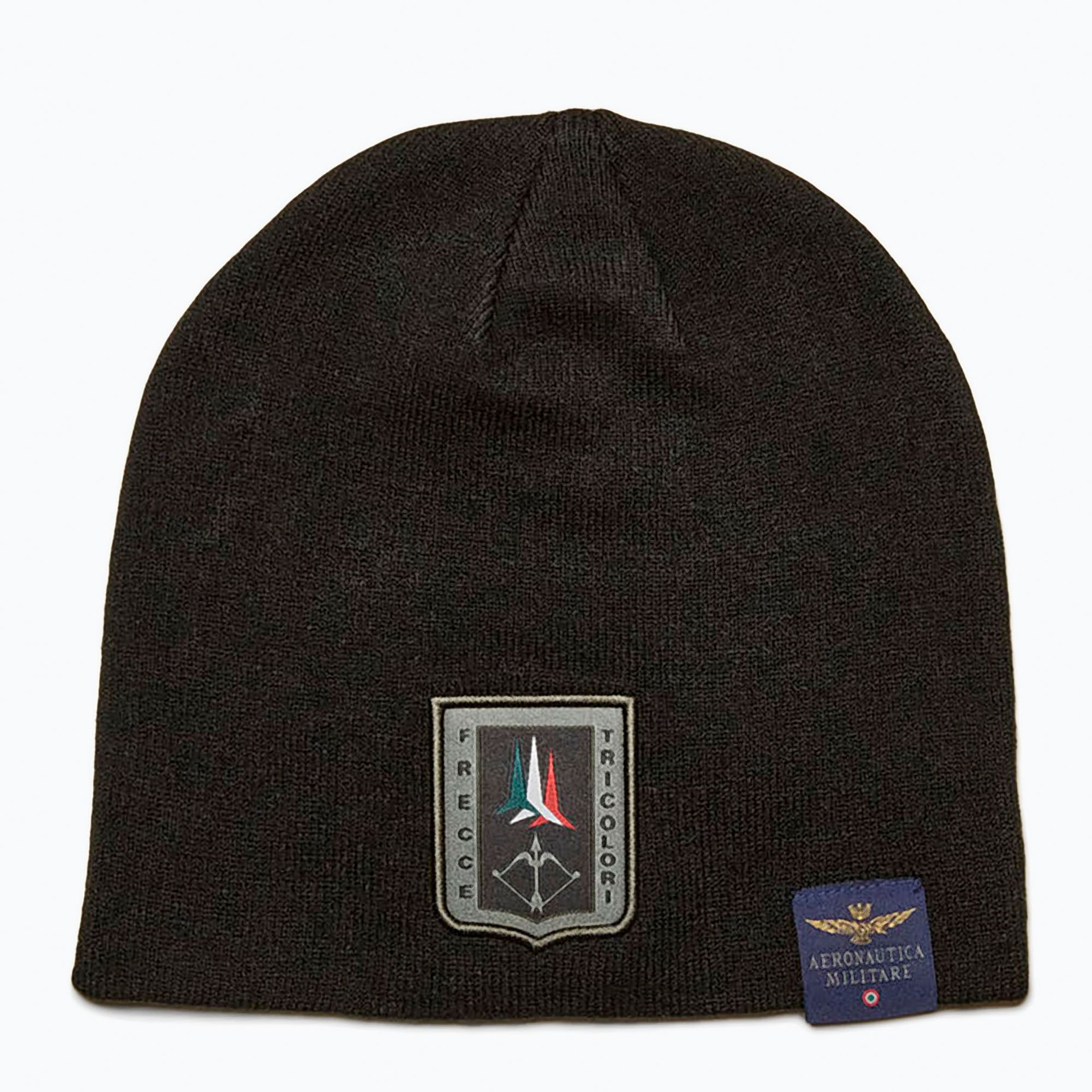 Czapka zimowa męska Aeronautica Militare 252CU0036UL00450 jet black WYSYŁKA W 24H 30 DNI NA ZWROT